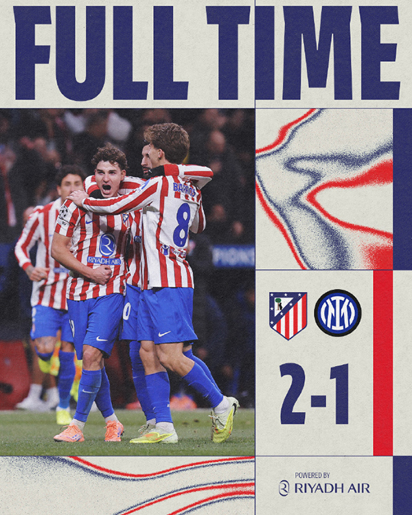 11月27日 欧冠第5轮 马德里竞技vs国际米兰 全场录像及集锦