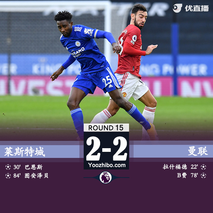 莱斯特城2-2<a href=/zuqiuxilie/manlian/ target=_blank class=infotextkey>曼联</a>
