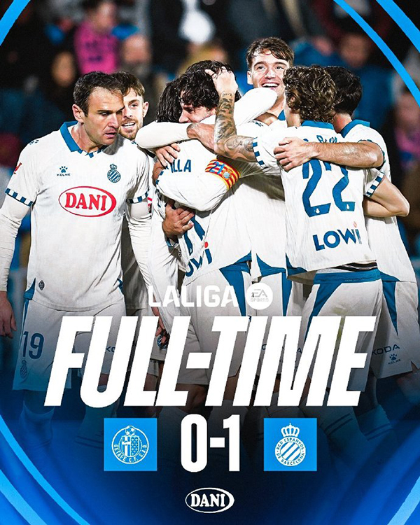 12月14日 西甲第16轮 赫塔费vs西班牙人 全场录像及集锦