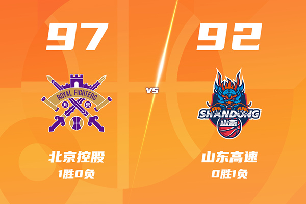 北控97-92险胜山东,里勒36分,高诗岩失绝平三分