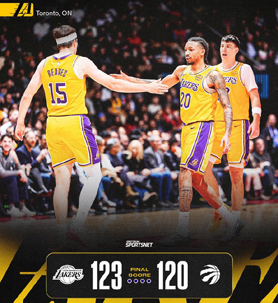 12月05日 NBA常规赛 湖人vs猛龙 全场录像及集锦