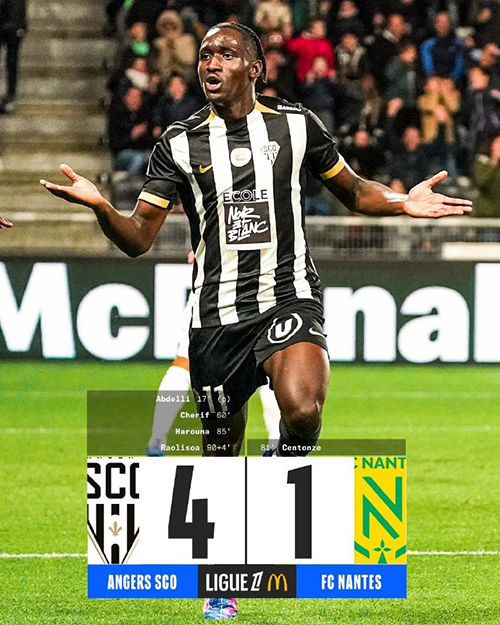 12月13日 法甲第16轮 昂热vs南特 全场录像及集锦